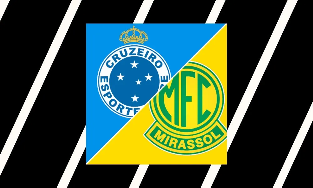 Pemain Cruzeiro merayakan kemenangan 3-1 atas Mirassol di Estadio Mineirao