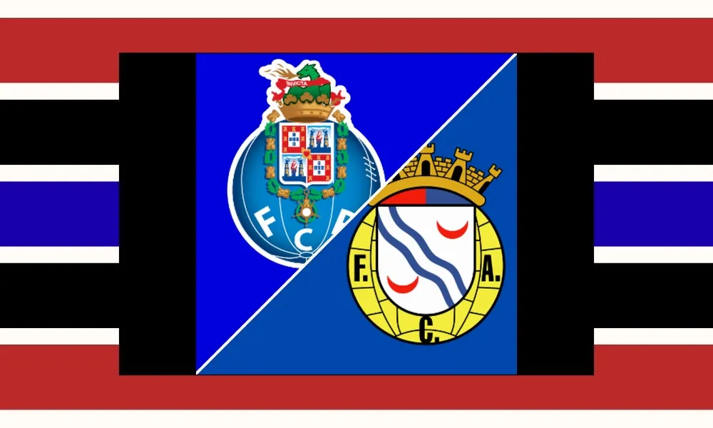 Selebrasi pemain FC Porto setelah mencetak gol ke gawang Alverca di Estádio do Dragão