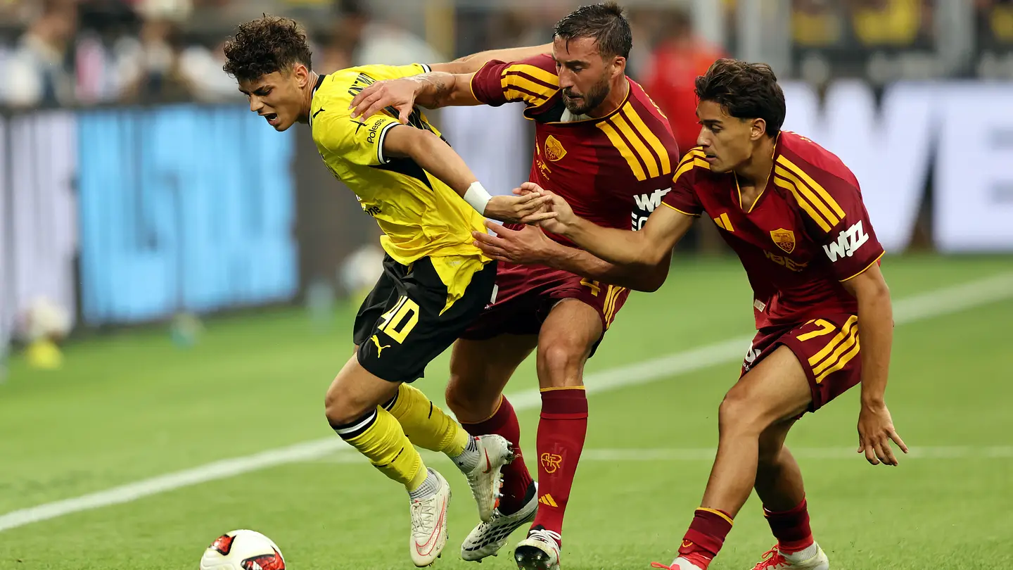 Hasil skor Borussia Dortmund vs AS Roma berakhir imbang dalam laga pramusim