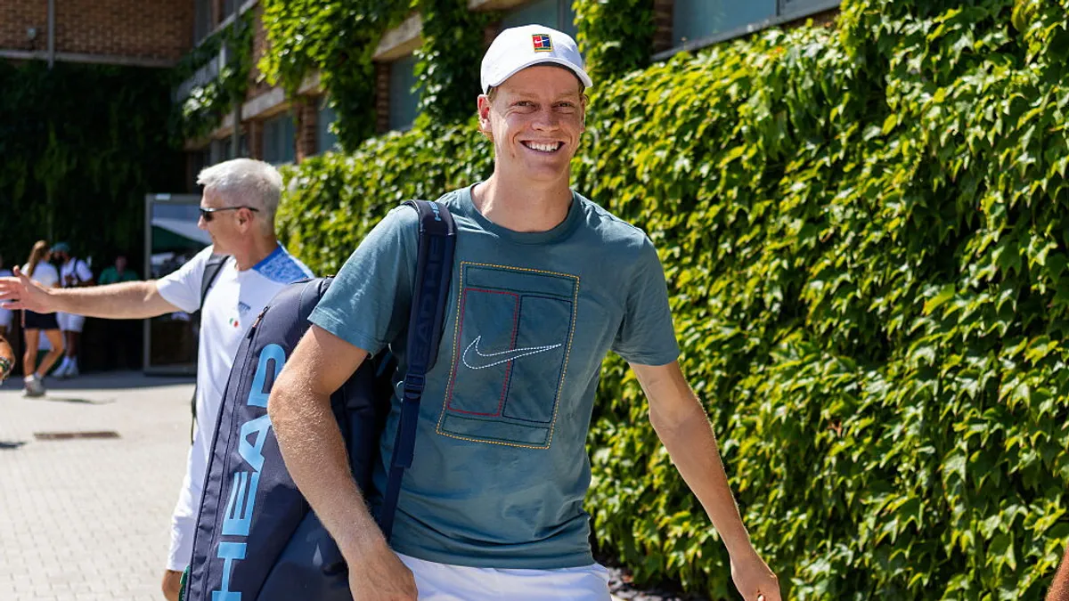 Jannik Sinner saat menjalani latihan persiapan jelang US Open 2026