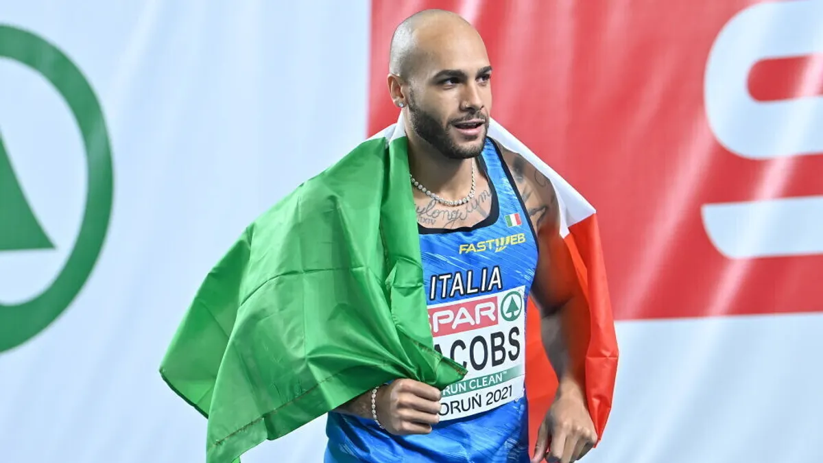 Sprinter Marcell Jacobs mengenang legenda atletik Livio Berruti di kejuaraan Eropa
