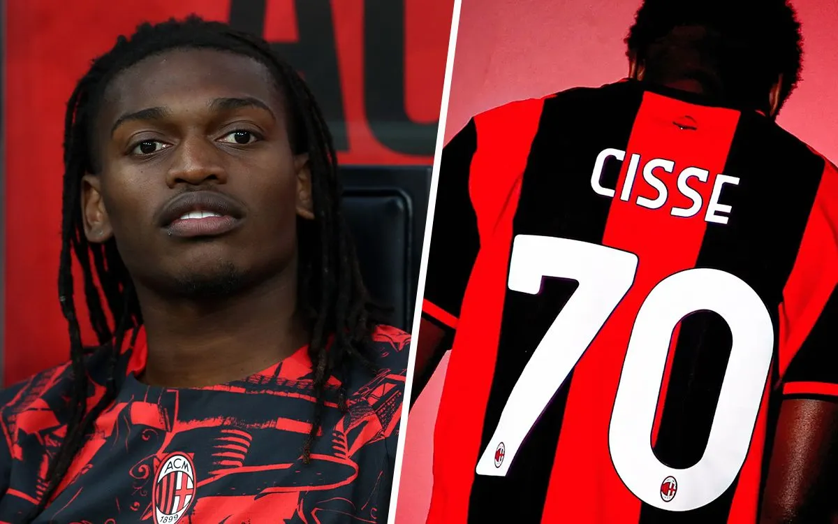 Rafael Leao terancam posisinya di AC Milan oleh kehadiran Alphadjo Cisse