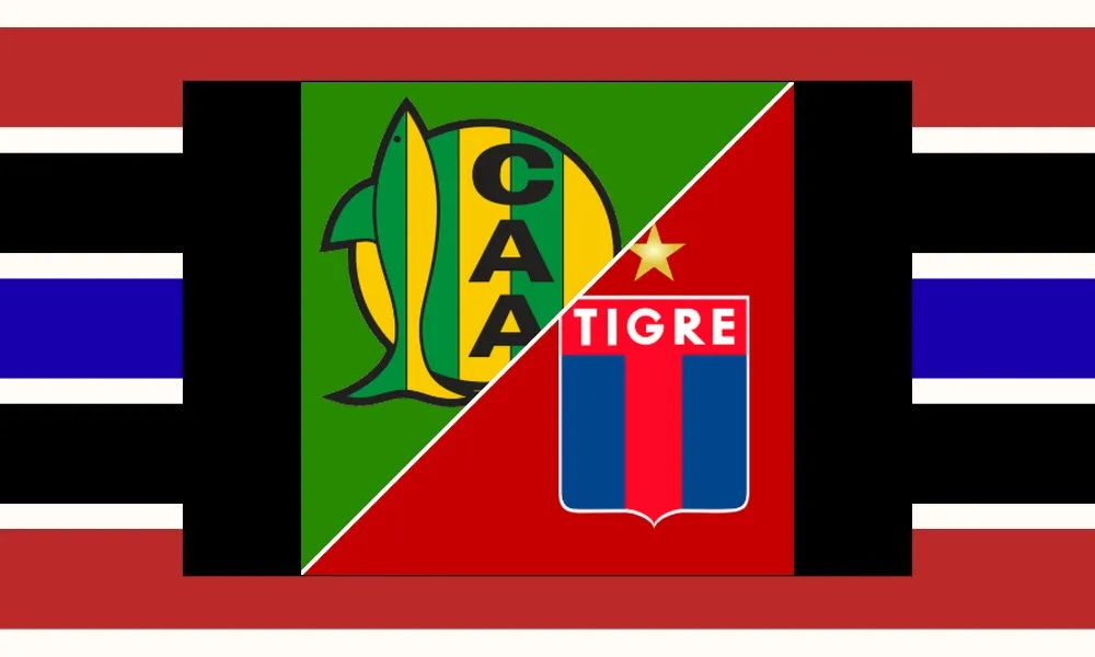 Ilustrasi pertandingan Aldosivi vs Tigre di ajang Argentine LPF