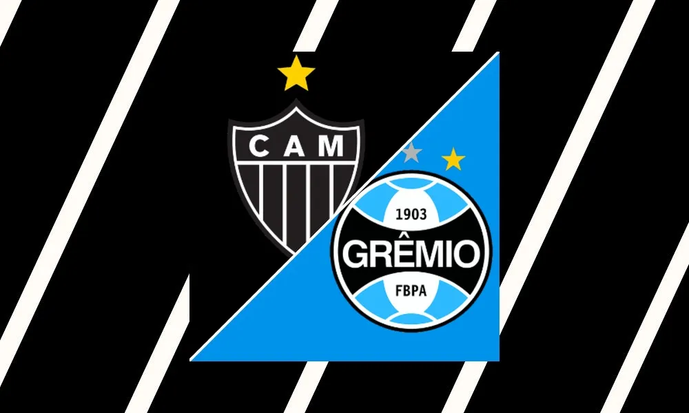 Ilustrasi pertandingan Atlético-MG vs Grêmio di Liga Brasil di Arena MRV