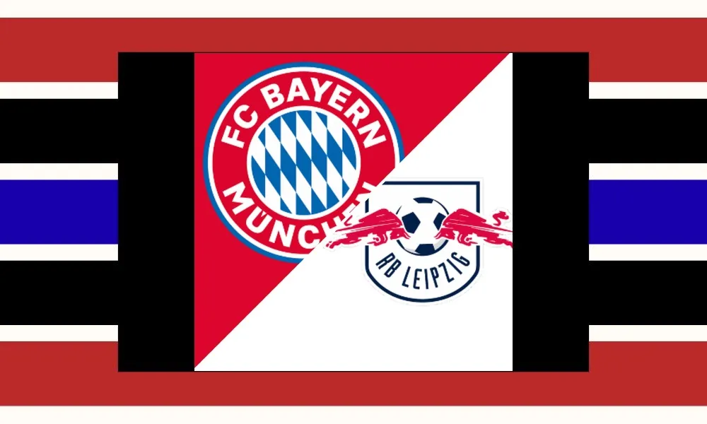 Ilustrasi pertandingan Bayern Munich vs RB Leipzig di Allianz Arena dalam ajang uji coba
