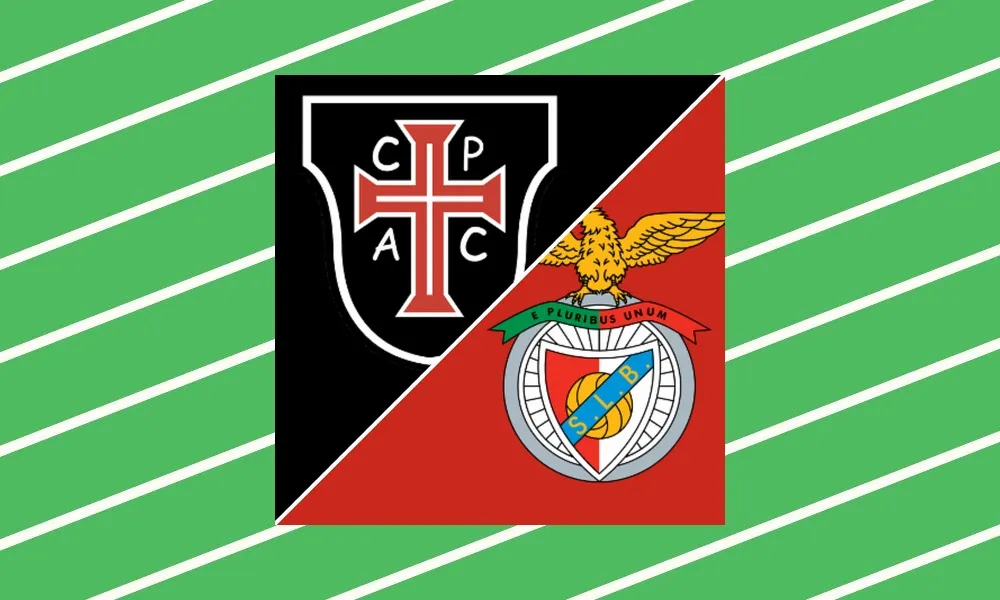 Pemain Benfica merayakan gol dalam pertandingan Liga Portugal