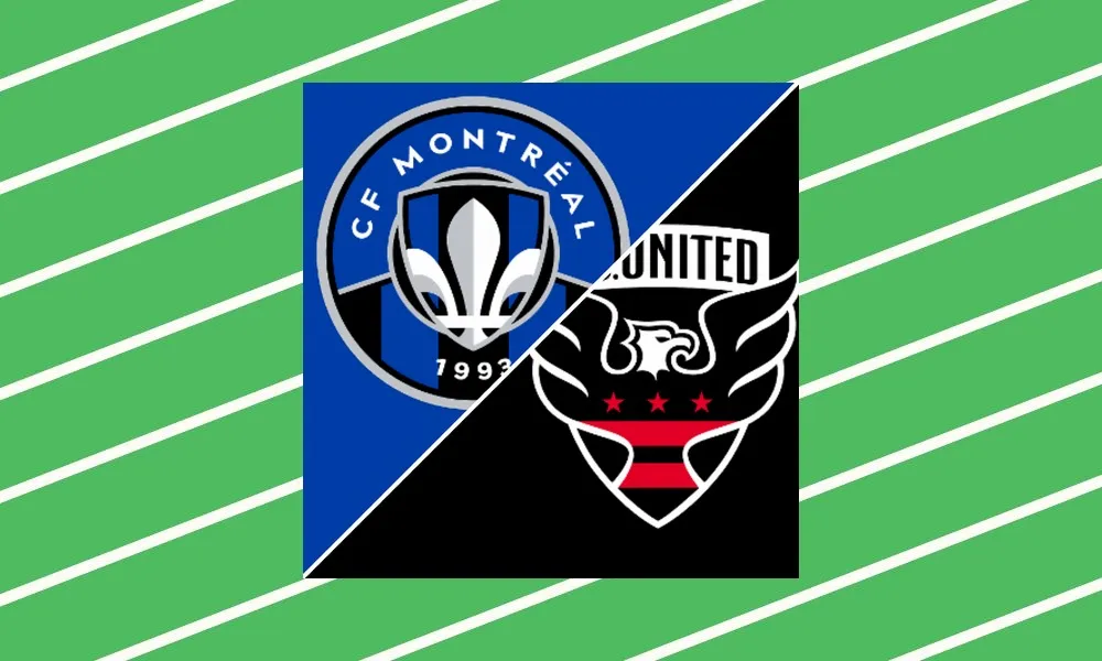 Ilustrasi pertandingan CF Montreal vs DC United di MLS dengan suasana Stade Saputo
