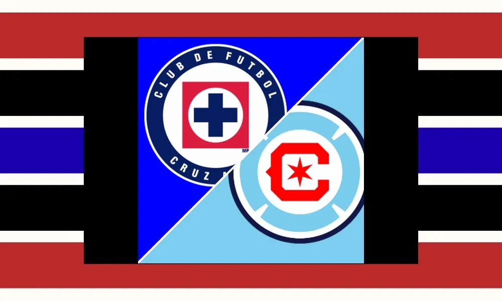 Ilustrasi pertandingan Cruz Azul vs Chicago di ajang Leagues Cup di SeatGeek Stadium