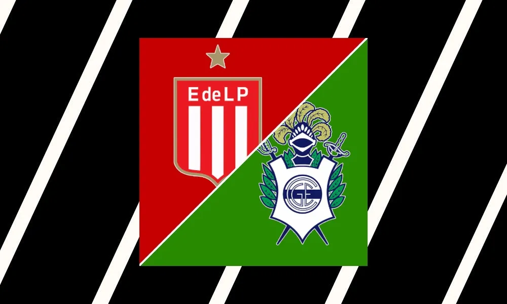 Ilustrasi pertandingan Estudiantes de La Plata vs Gimnasia La Plata di Liga Argentina