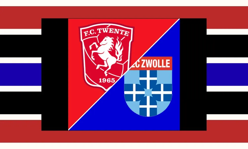 Ilustrasi pertandingan FC Twente vs PEC Zwolle di Eredivisie di stadion De Grolsch Veste