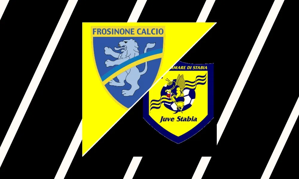 Ilustrasi pertandingan Frosinone vs Juve Stabia di ajang Coppa Italia