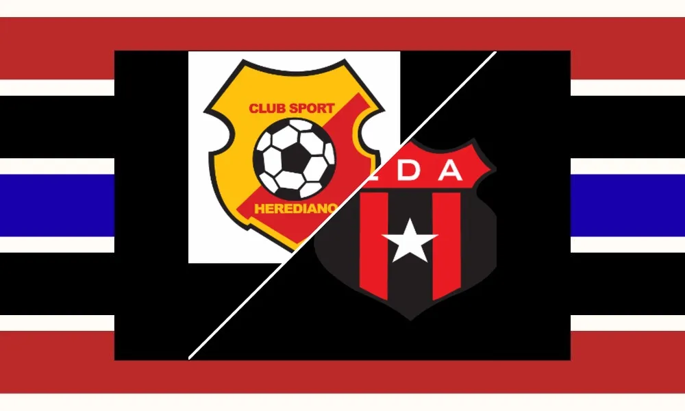 Ilustrasi pertandingan Herediano vs Alajuelense di Liga FPD Costa Rica di Estadio Carlos Alvarado
