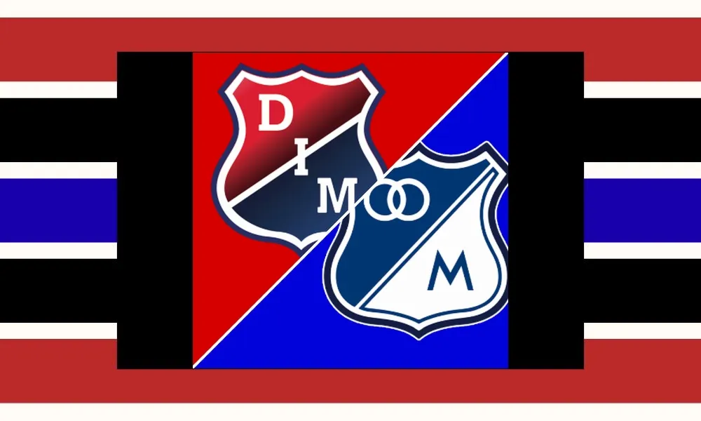 Ilustrasi pertandingan Ind. Medellín vs Millonarios di Colombian Primera A