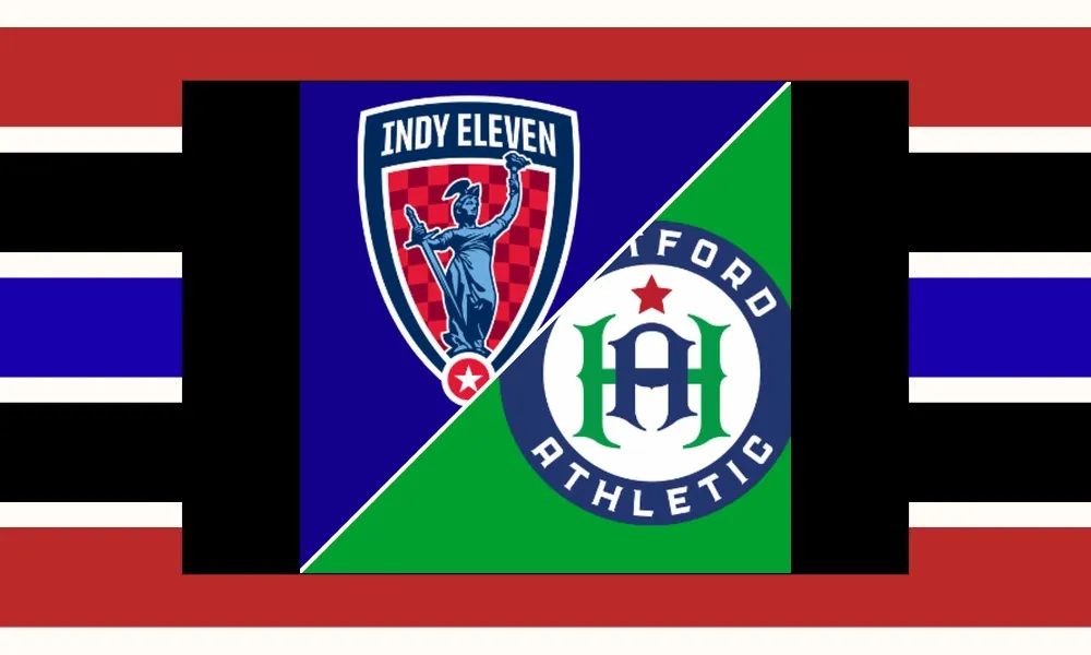 Ilustrasi pertandingan Indy Eleven vs Hartford Athletic di USL Championship