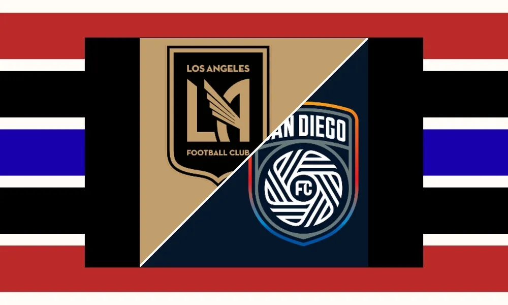 Suasana stadion BMO Stadium jelang laga MLS antara LAFC vs San Diego FC
