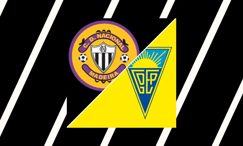 Ilustrasi pertandingan Nacional vs Estoril di Liga Portugal di Estádio da Madeira