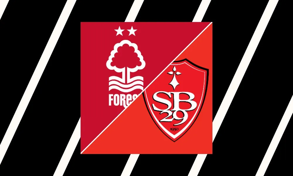 Ilustrasi pertandingan Nottingham Forest vs Brest di City Ground
