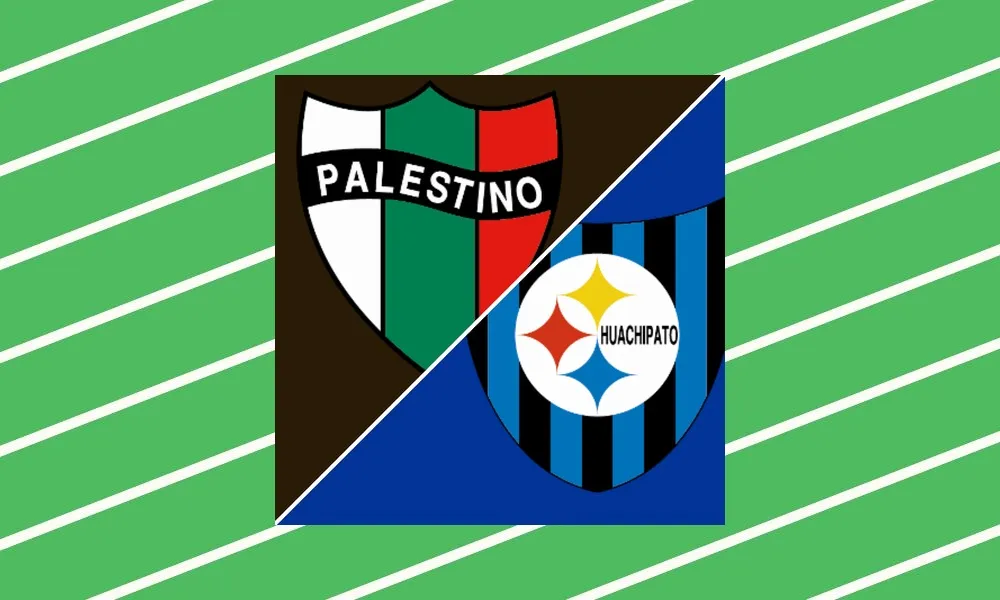 Ilustrasi pertandingan Palestino vs Huachipato di Liga Cile dengan suasana stadion