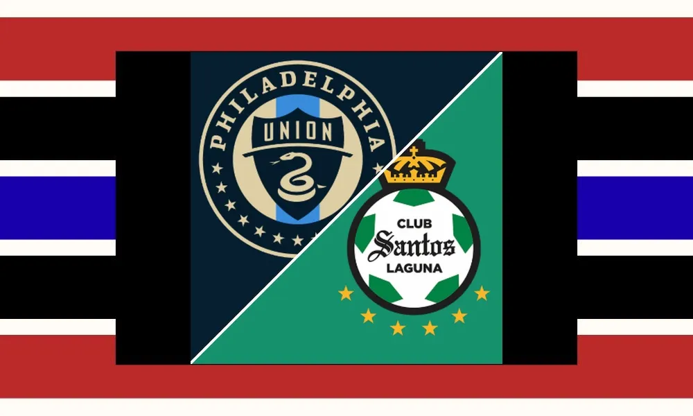 Ilustrasi pertandingan Philadelphia vs Santos di ajang Leagues Cup dengan suasana Subaru Park