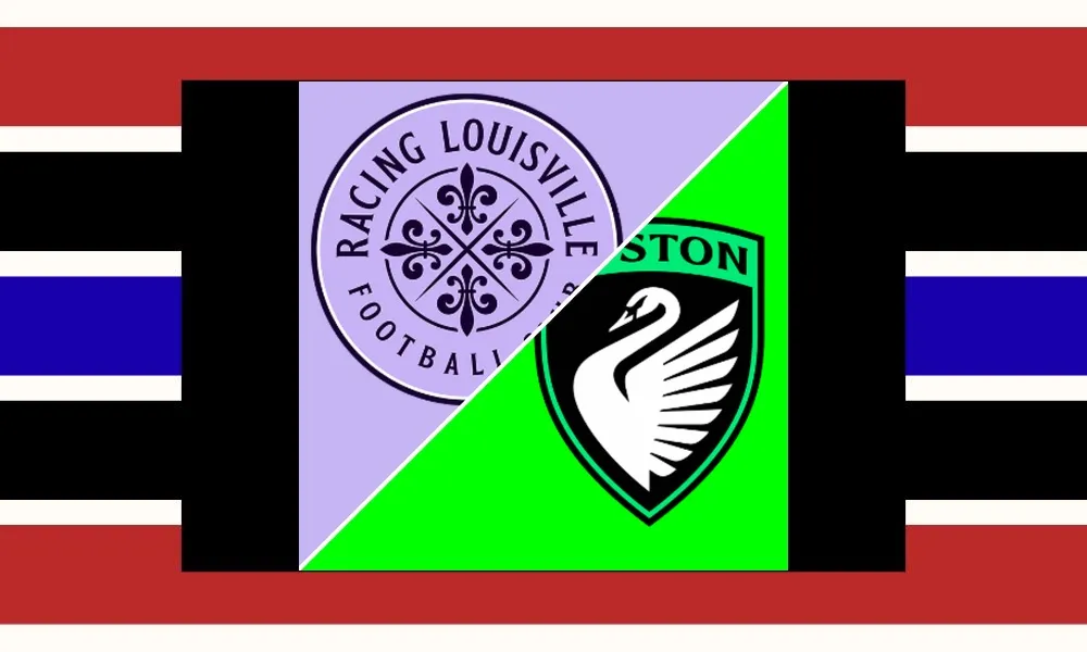 Ilustrasi pertandingan Racing Louisville vs Boston Legacy di ajang NWSL di stadion Lynn Family Stadium