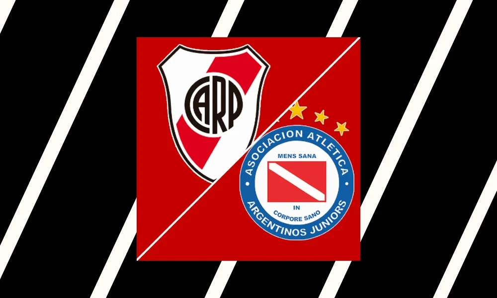 Ilustrasi pertandingan River Plate vs Argentinos Juniors di Estadio Más Monumental