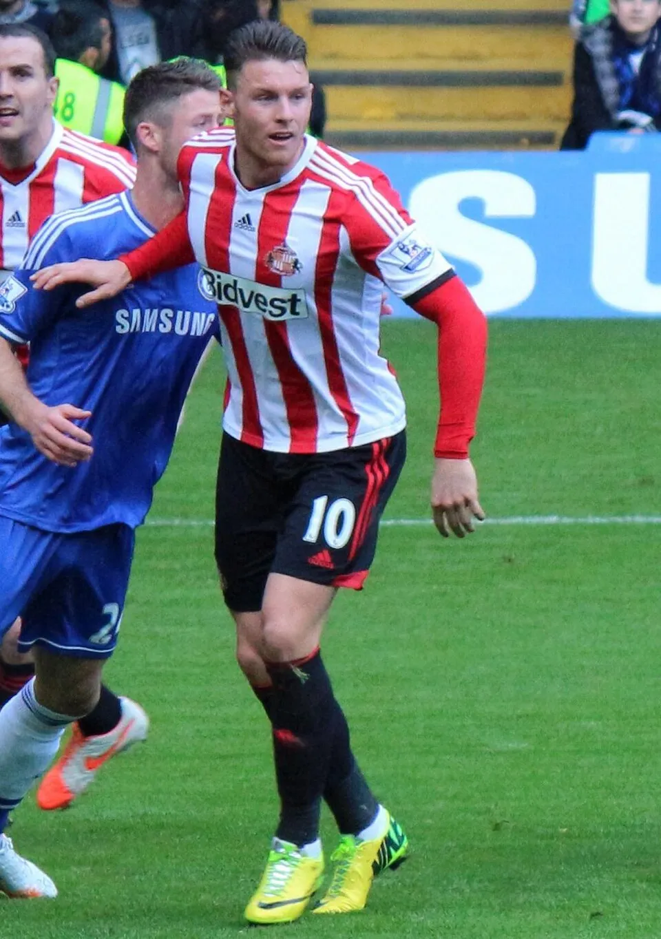 Penyerang asal Inggris Connor Wickham saat berlaga di lapangan hijau