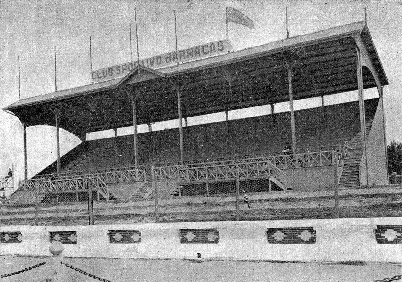 Arsip sejarah Estadio Sportivo Barracas di Buenos Aires Argentina
