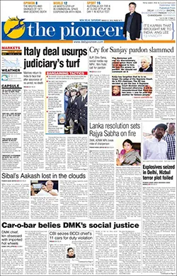 Gedung bersejarah surat kabar The Pioneer di India