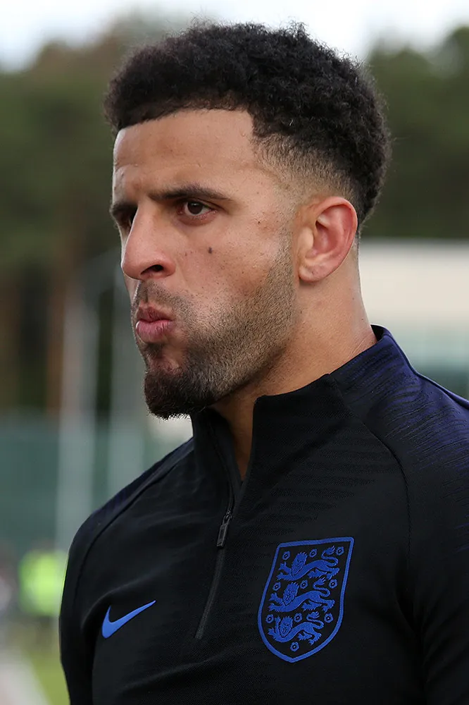 Bek kanan asal Inggris Kyle Walker saat tampil di lapangan hijau
