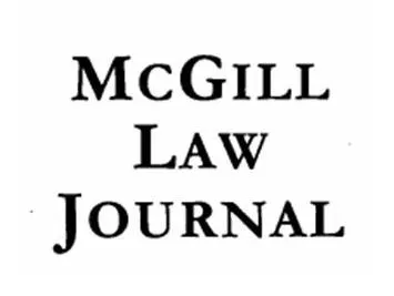 McGill Law Journal menjadi publikasi hukum paling berpengaruh dan sering dikutip di Kanada