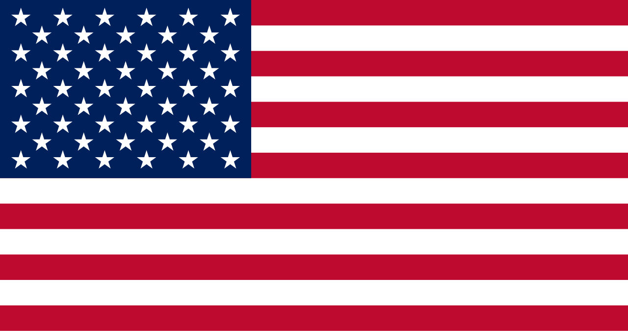 Pemandangan kota Washington DC dan bendera United States
