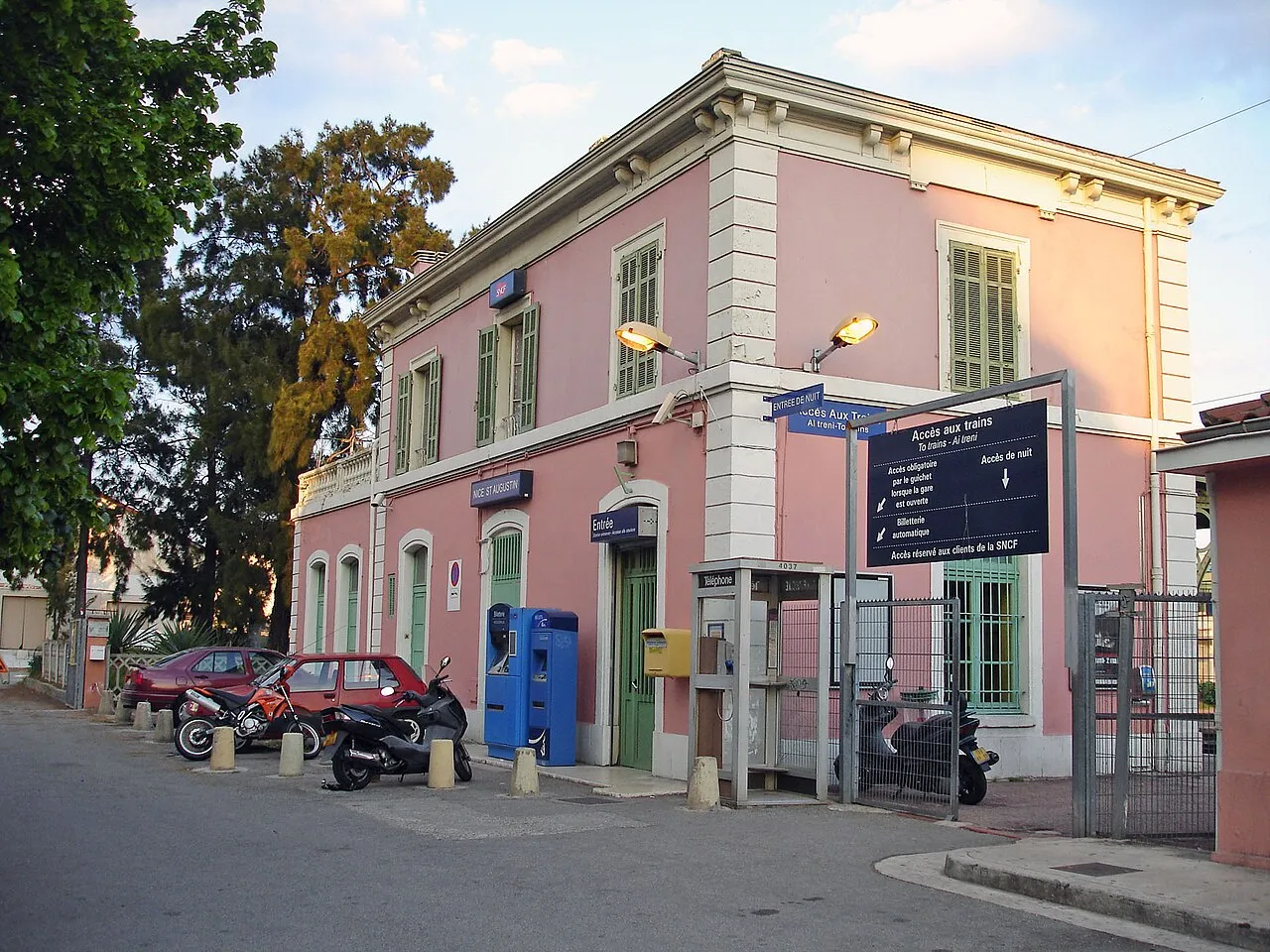 Profil Stasiun Nice Saint-Augustin di Prancis yang terintegrasi dengan Nice Tramway