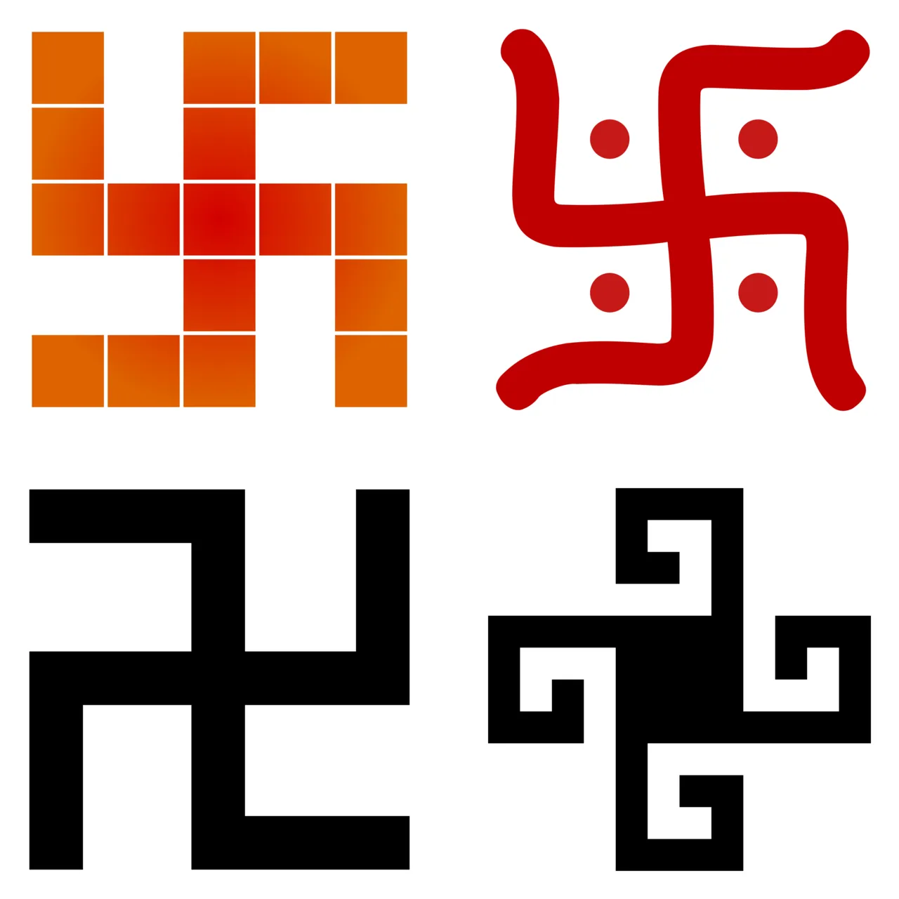 Simbol swastika purba yang memiliki makna sakral dalam budaya spiritual dan sejarah dunia