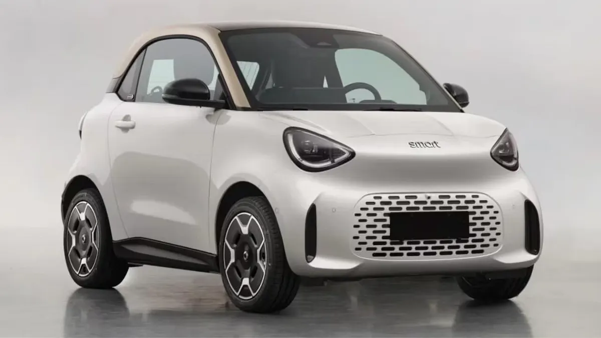 Tampilan eksterior mobil listrik Smart Fortwo generasi terbaru