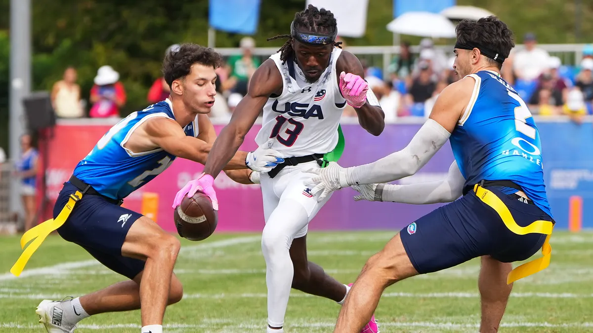 Timnas flag football Italia raih medali perak Kejuaraan Dunia usai takluk dari Amerika Serikat
